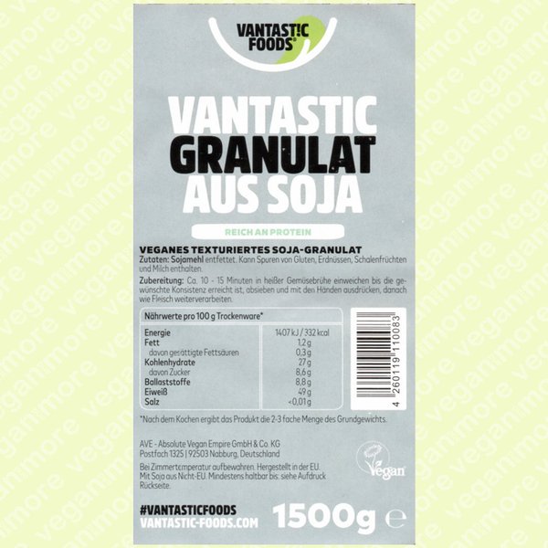 Soja Granulat, 1,5 kg