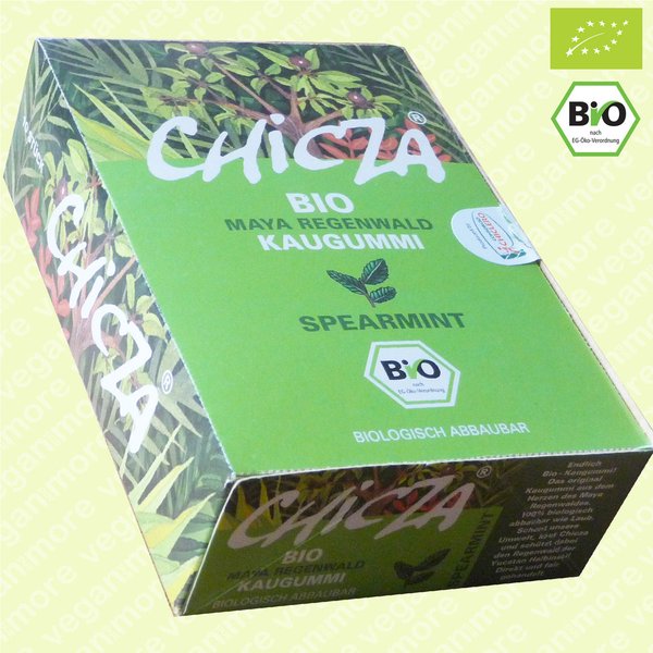 Chicza Bio Kaugummi Spearmint, 10er Pack, 10x30 g