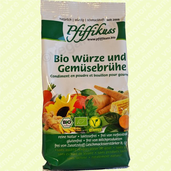 Pfiffikuss Bio Würze und Gemüsebrühe 450 g + 1 Leerdose
