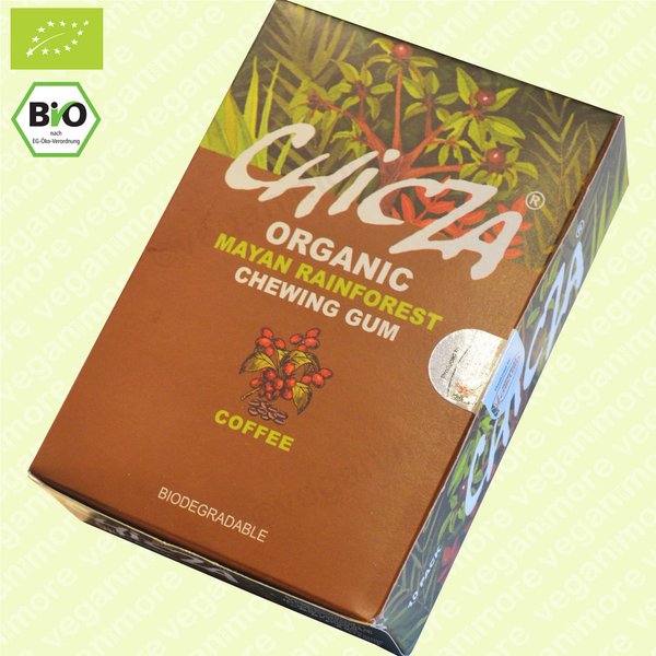 Chicza Bio Kaugummi Coffee, 10er Pack, 10x30g