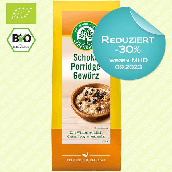 Angebot -30% MHD Lebensbaum Bio Schoko Porridge-Gewürz, 40 g