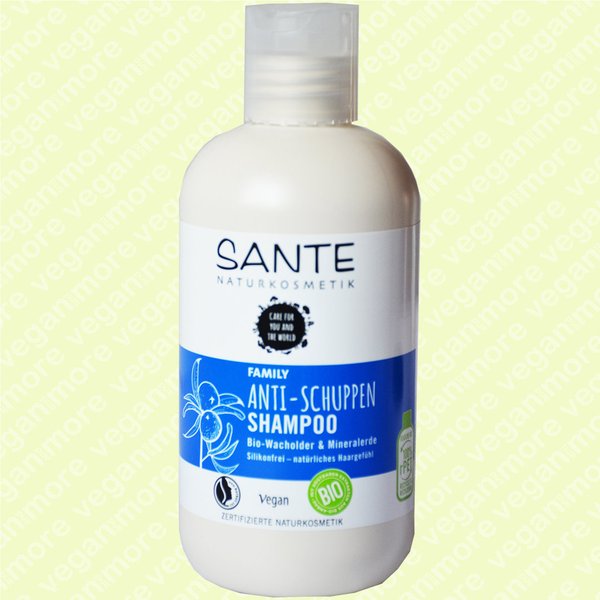 Sante Antischuppen-Shampoo Bio-Wacholder & Mineralerde, 250 ml