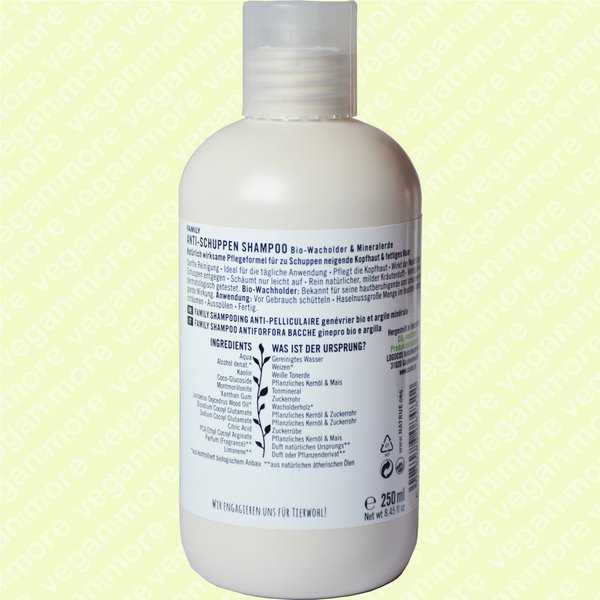 Sante Antischuppen-Shampoo Bio-Wacholder & Mineralerde, 250 ml