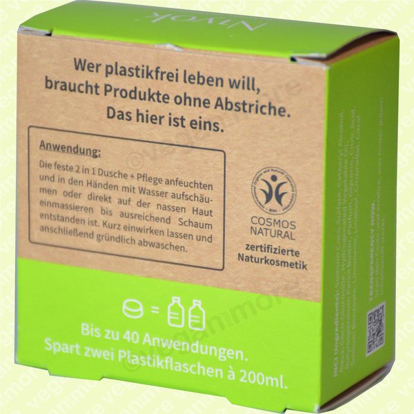 Niyok feste Dusche 2in1 |  Green Touch, 80 g