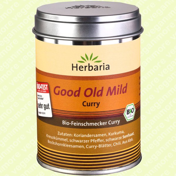 Herbaria Bio Gewürzmischung Good Old Mild Curry 80 g