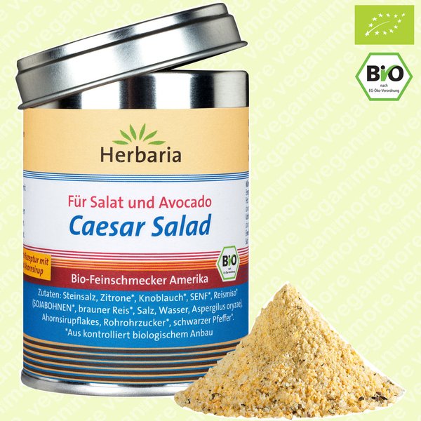 Herbaria Bio Gewürzzubereitung Caesars Salad, 120 g