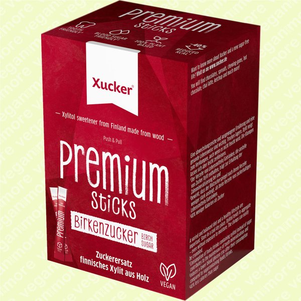 Xucker Premium Sticks 50 Sticks à 4 g | vegan - 3er Pack