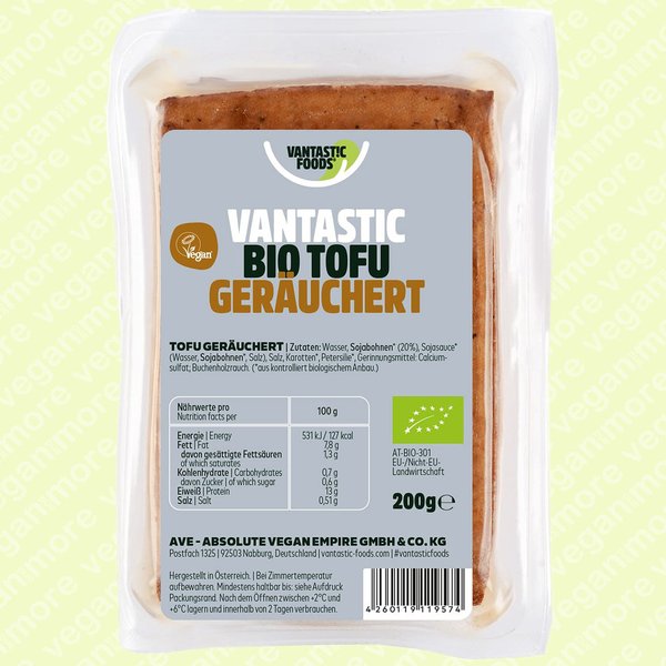 Vantastic foods | Bio Tofu geräuchert | 3er Pack